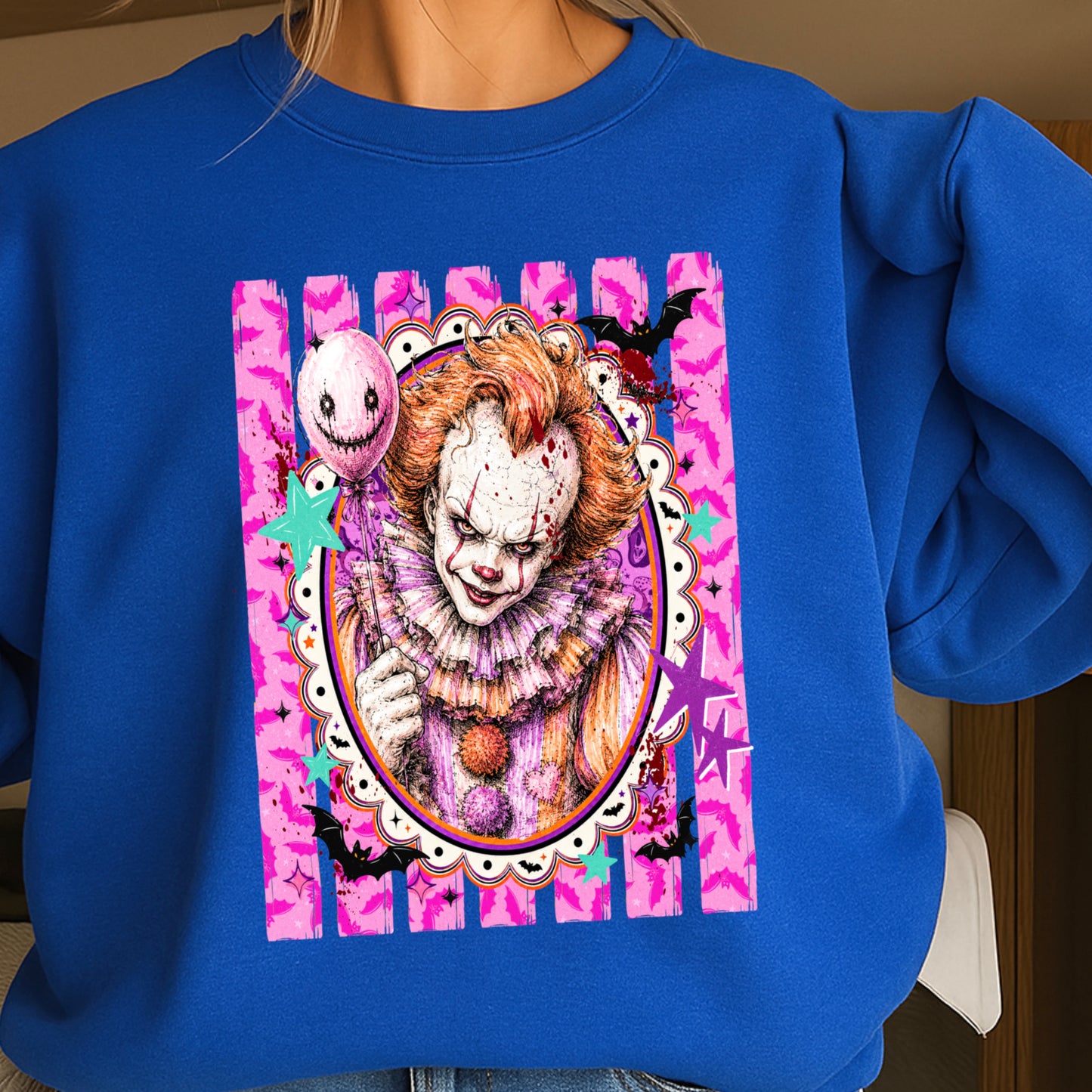 Horror Film Character Crewneck Sweatshirt