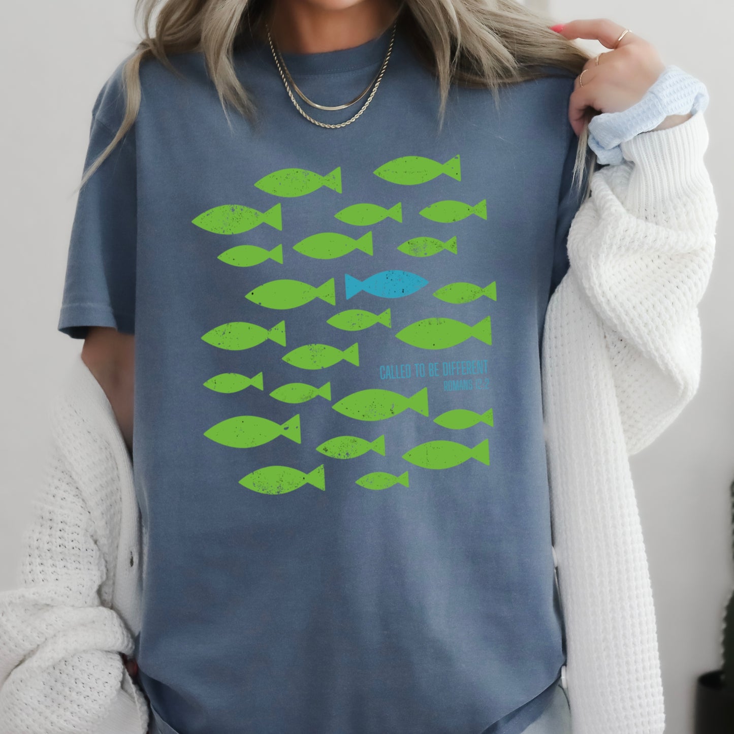 Called To Be Different Christian Comfort Color Graphic Tee