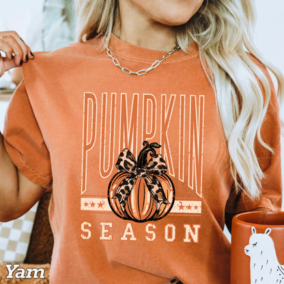 Pumpkin Season Comfort Color Graphic Tee