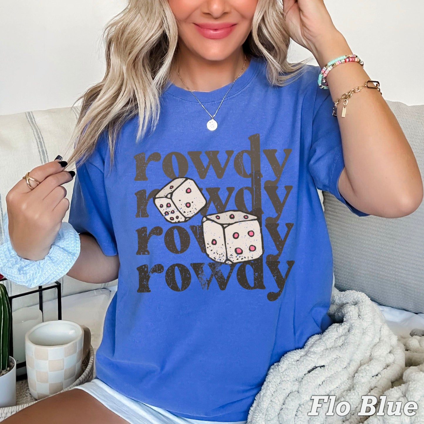 Rowdy Dice Comfort Color Graphic Tee
