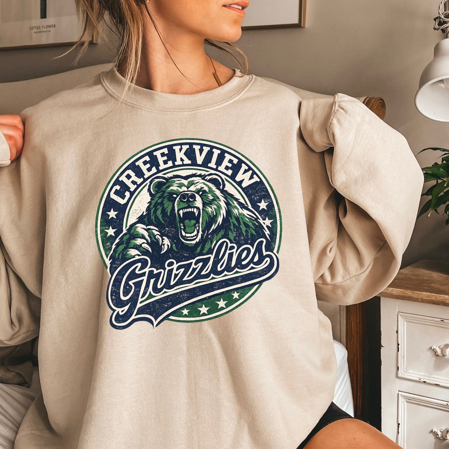 Creekview Grizzlies Crewneck Sweatshirt