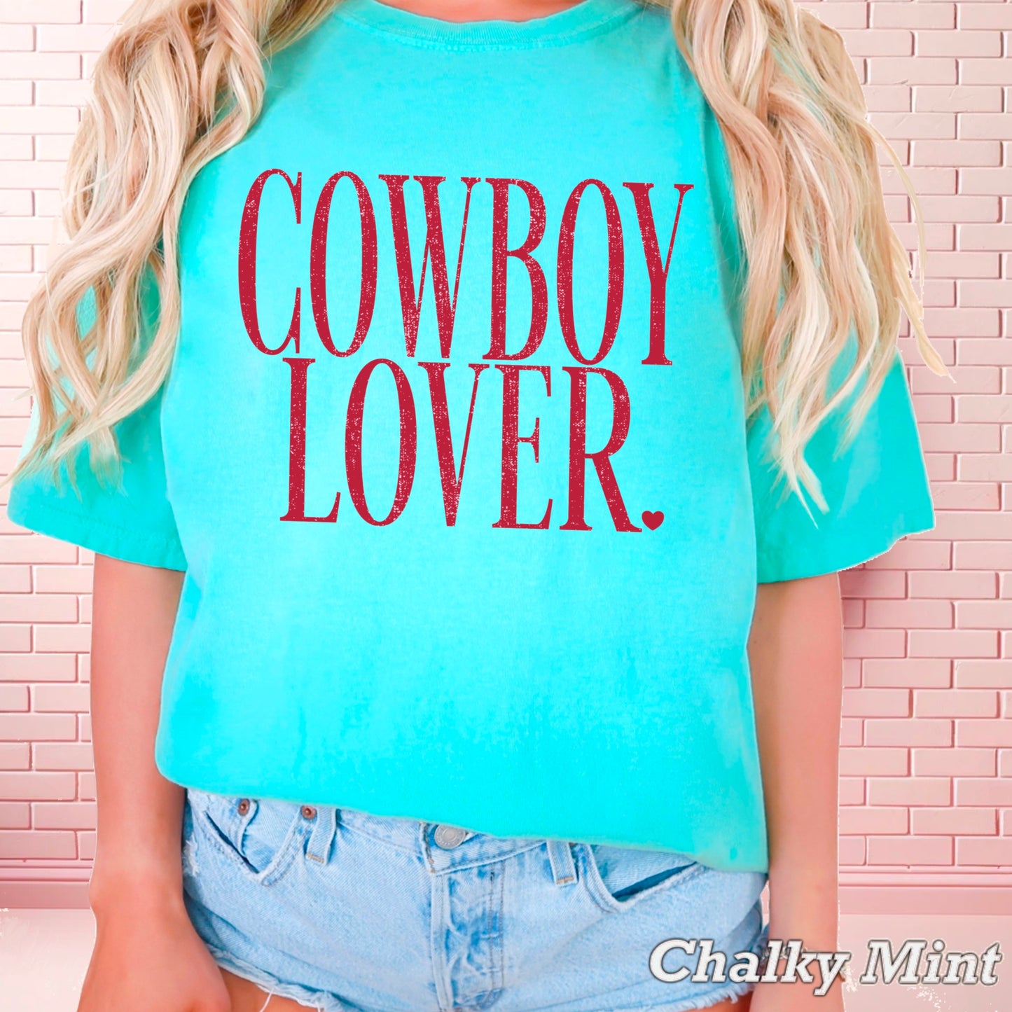 Cowboy Lover Valentine’s Day Comfort Color Graphic Tee