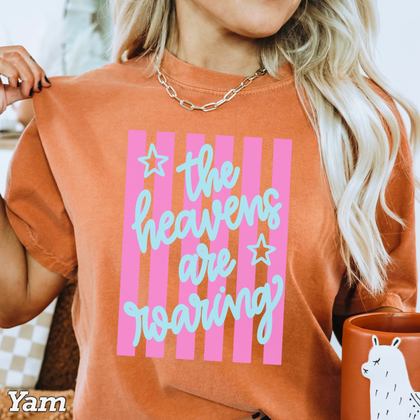 The Heavens Are Roaring Comfort Color Graphic Tee