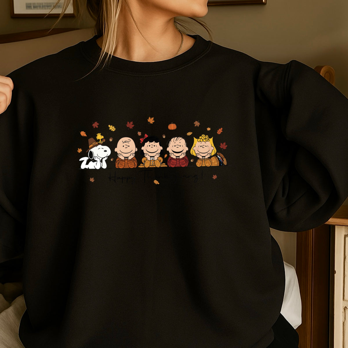Happy Thanksgiving Crewneck Sweatshirt