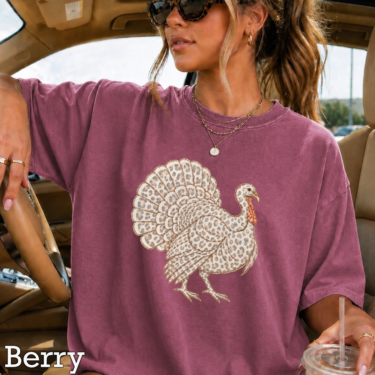 Turkey Thanksgiving Comfort Color Graphic Tee