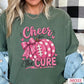 Cheer For The Cure Comfort Color Graphic Tee