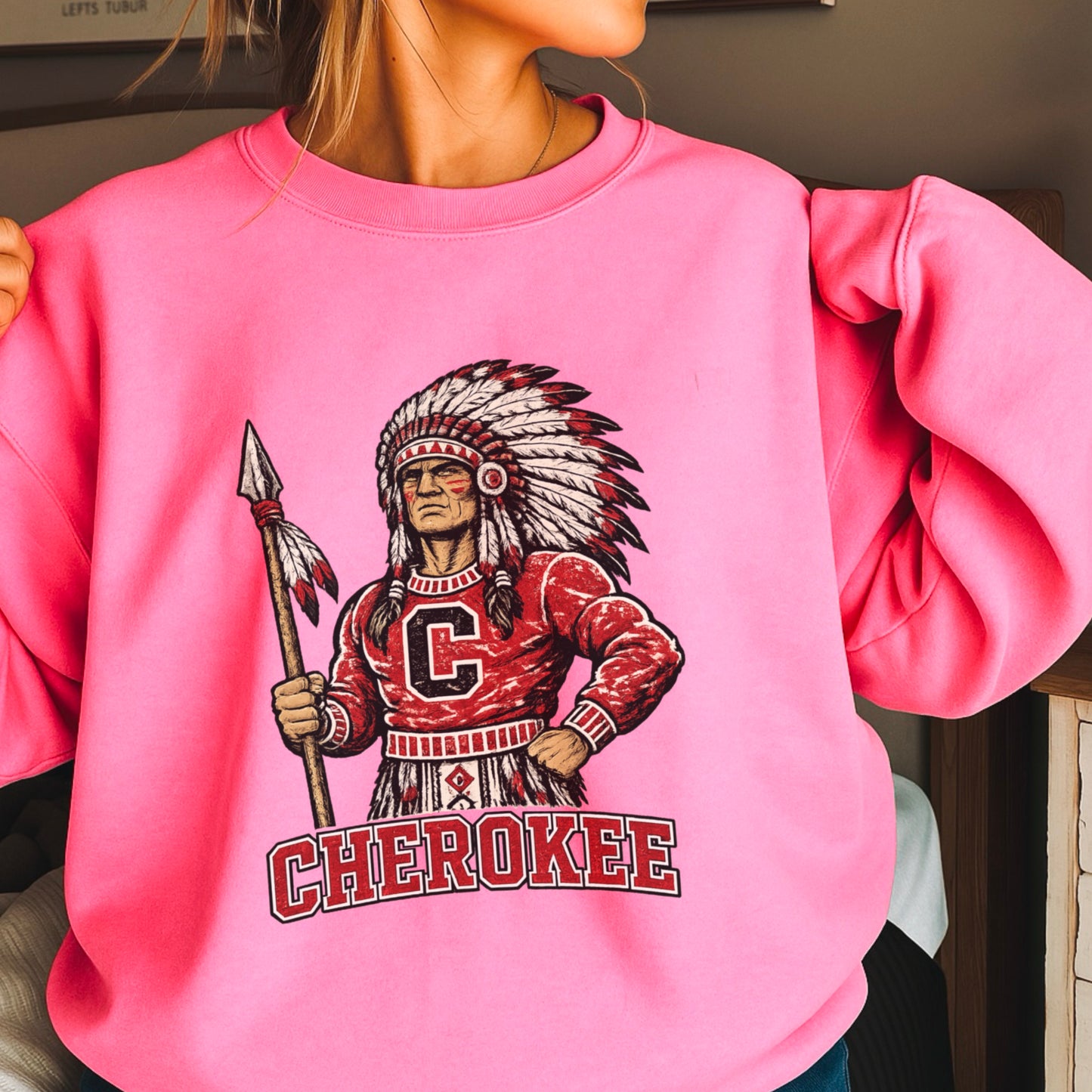 Cherokee Warriors Crewneck Sweatshirt