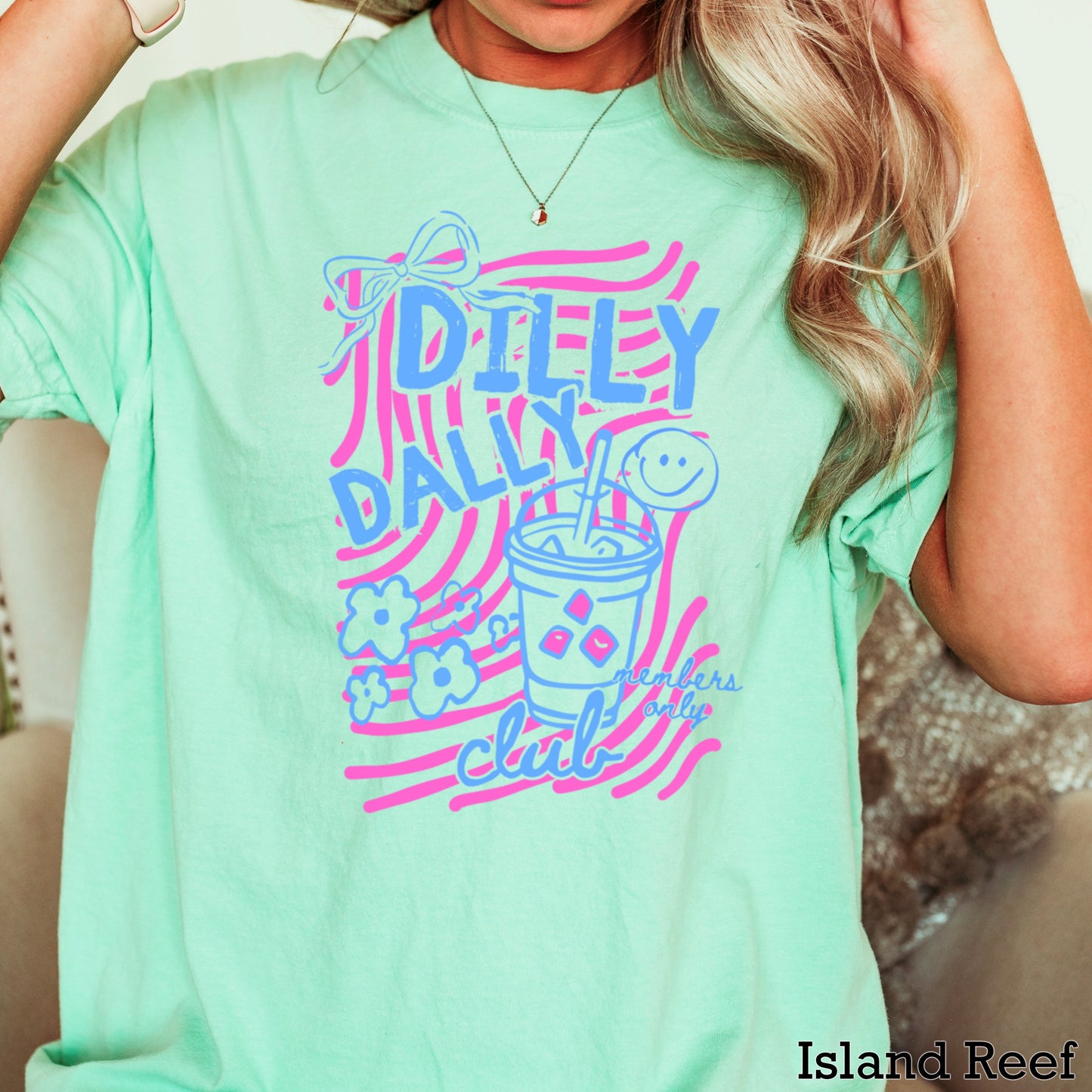 Dilly Dally Club Comfort Color Graphic Tee