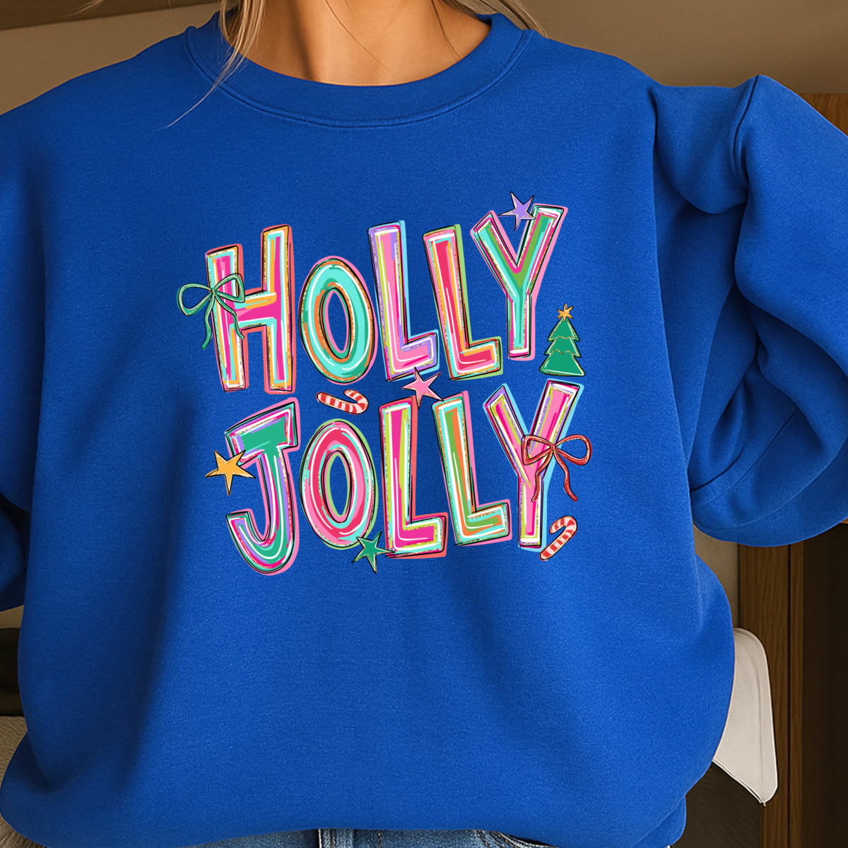 Holly Jolly Christmas Crewneck Sweatshirt