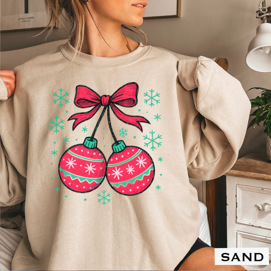 Christmas Cherries Crewneck Sweatshirt