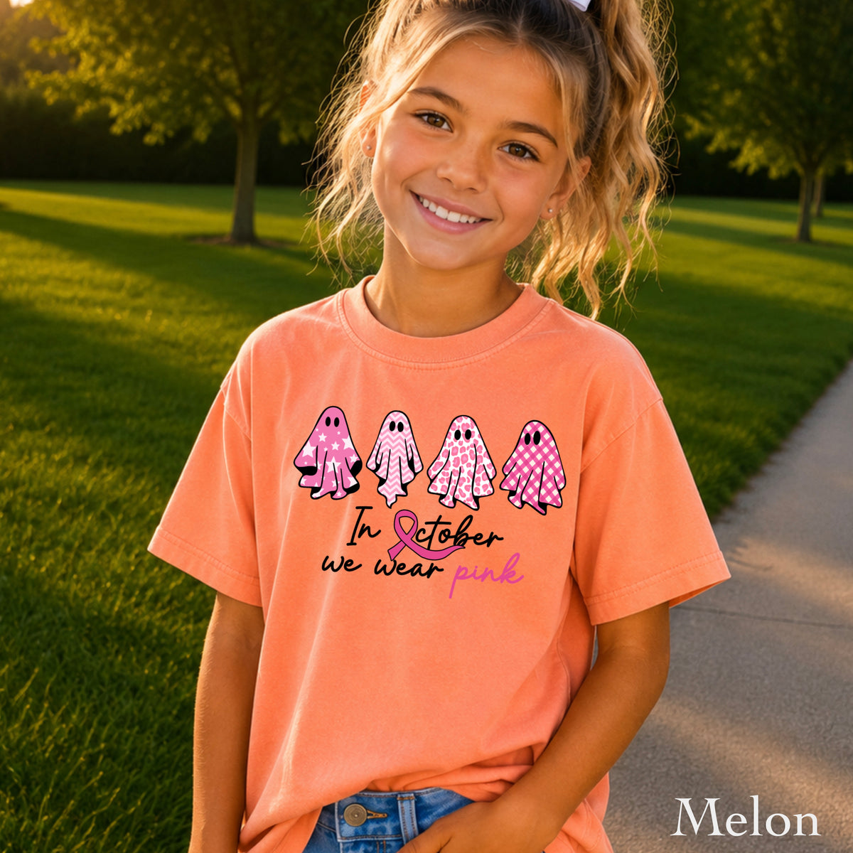 On Wednesdays We Wear Pink Youth Comfort Color T-Shirt