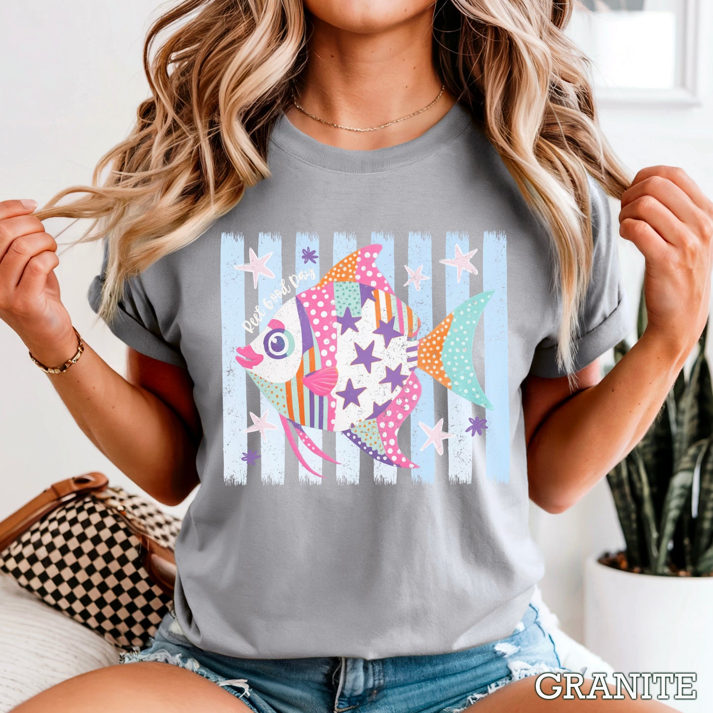 Reel Good Day Comfort Color Graphic Tee