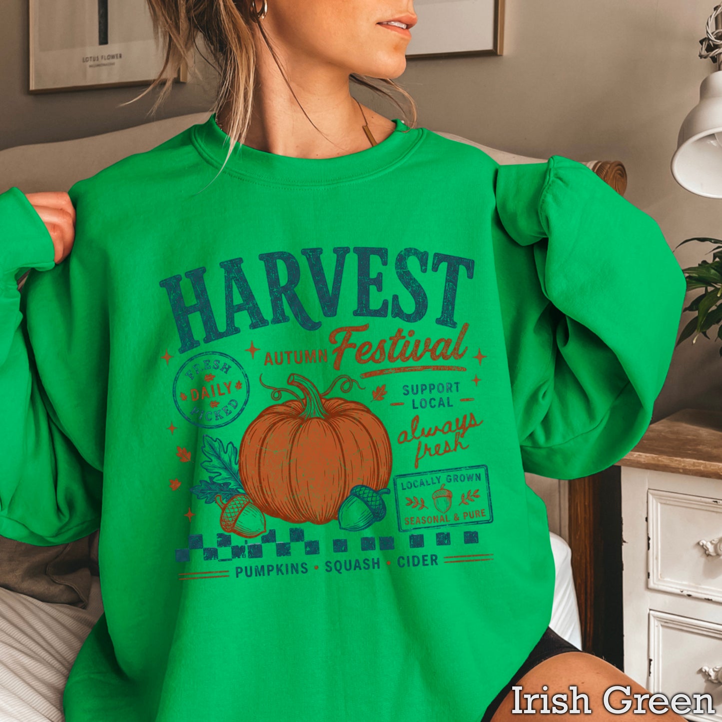 Harvest Festival Fall Crewneck Sweatshirt