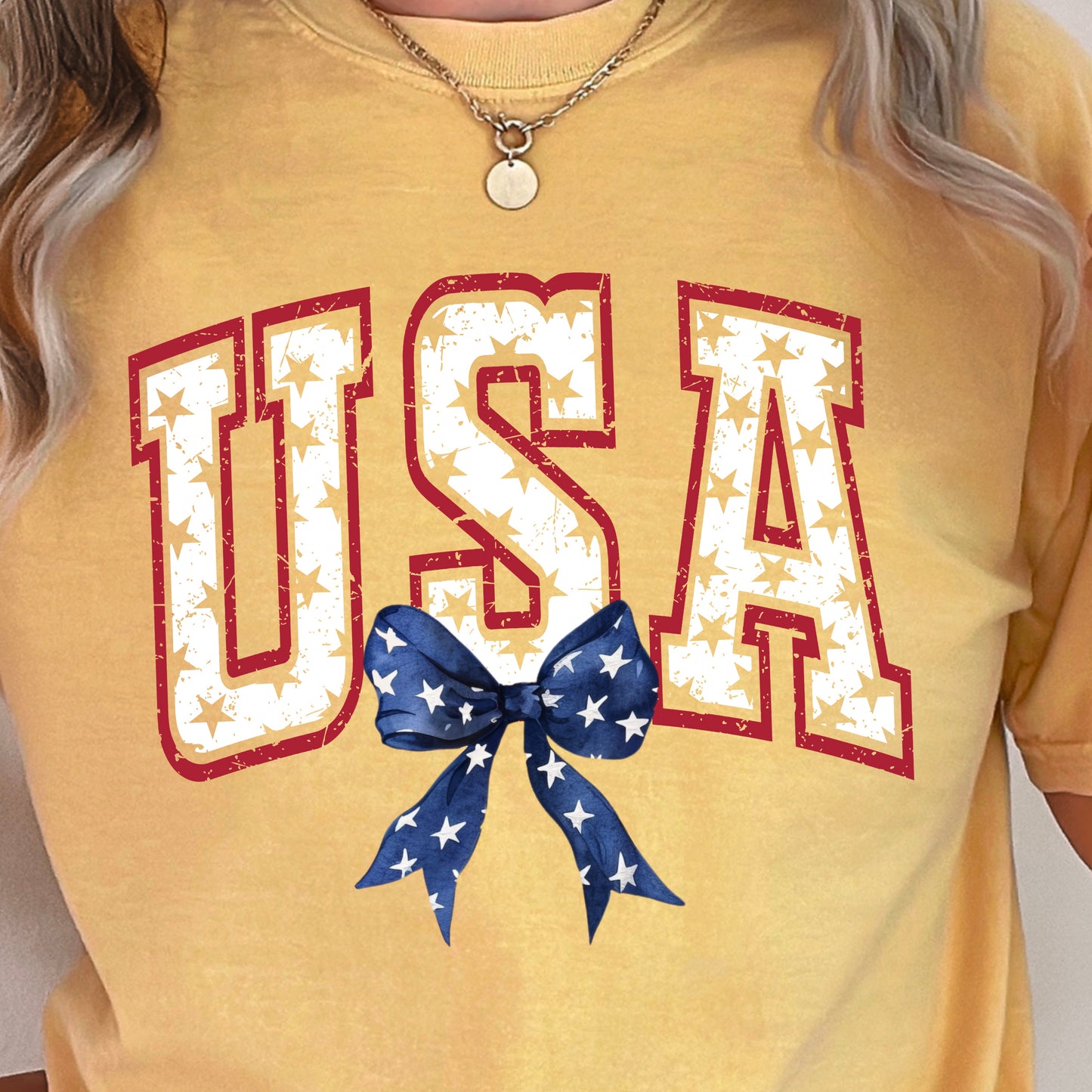 USA Patriotic Comfort Color Graphic Tee