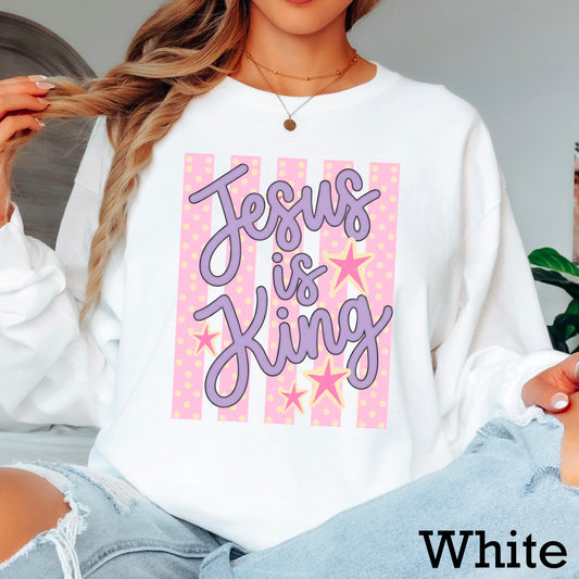 Jesus Is King DTF Transfer