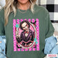 Horror Film Character Halloween Comfort Color Graphic Tee
