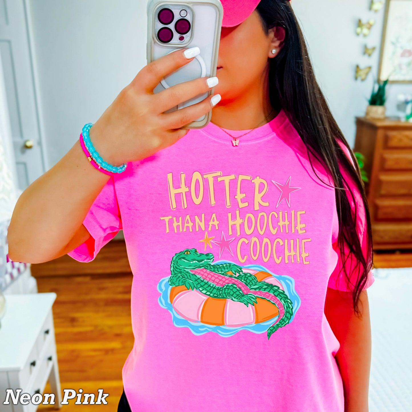 Hotter Than A Hoochie Coochie  Comfort Color Graphic Tee