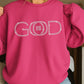 God Is Good Rhinestone Sweatshirt