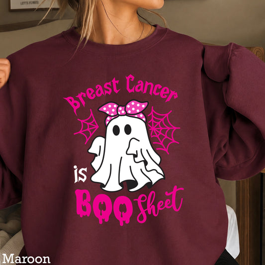 Breast Cancer Is Boo-Sheet Crewneck Sweatshirt