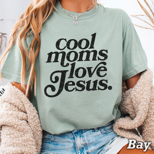 Cool Moms Love Jesus Screen Print Transfer