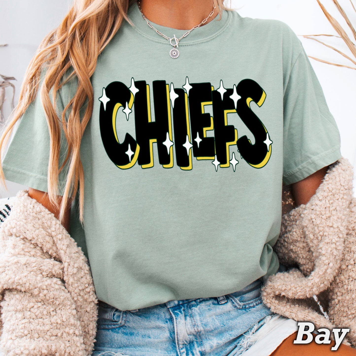 Chiefs  Comfort Color Graphic Tee