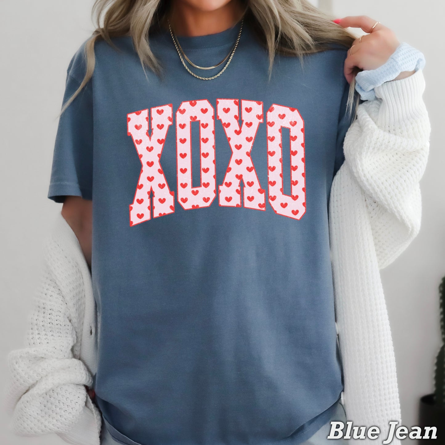 Xoxo Valentine’s Day Comfort Color Graphic Tee