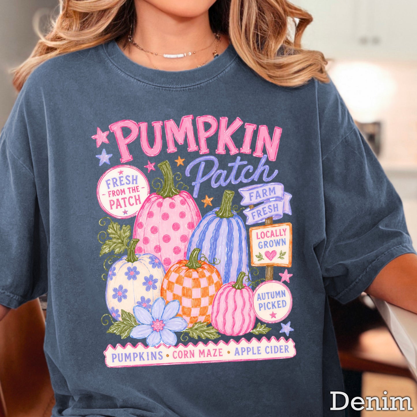 Pumpkin Patch Comfort Color Graphic Tee