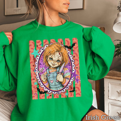 Horror Film Character Crewneck Sweatshirt