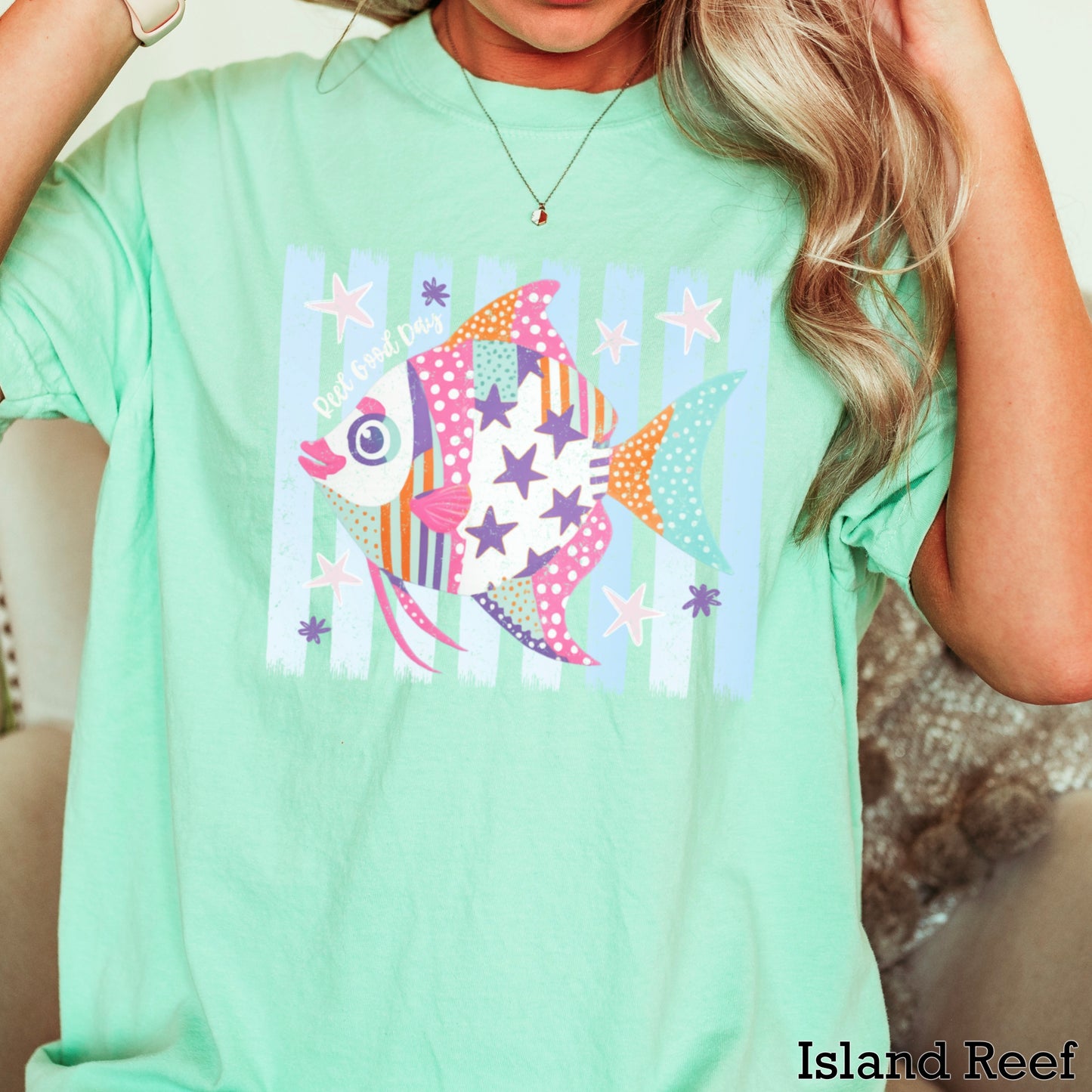 Reel Good Day Comfort Color Graphic Tee
