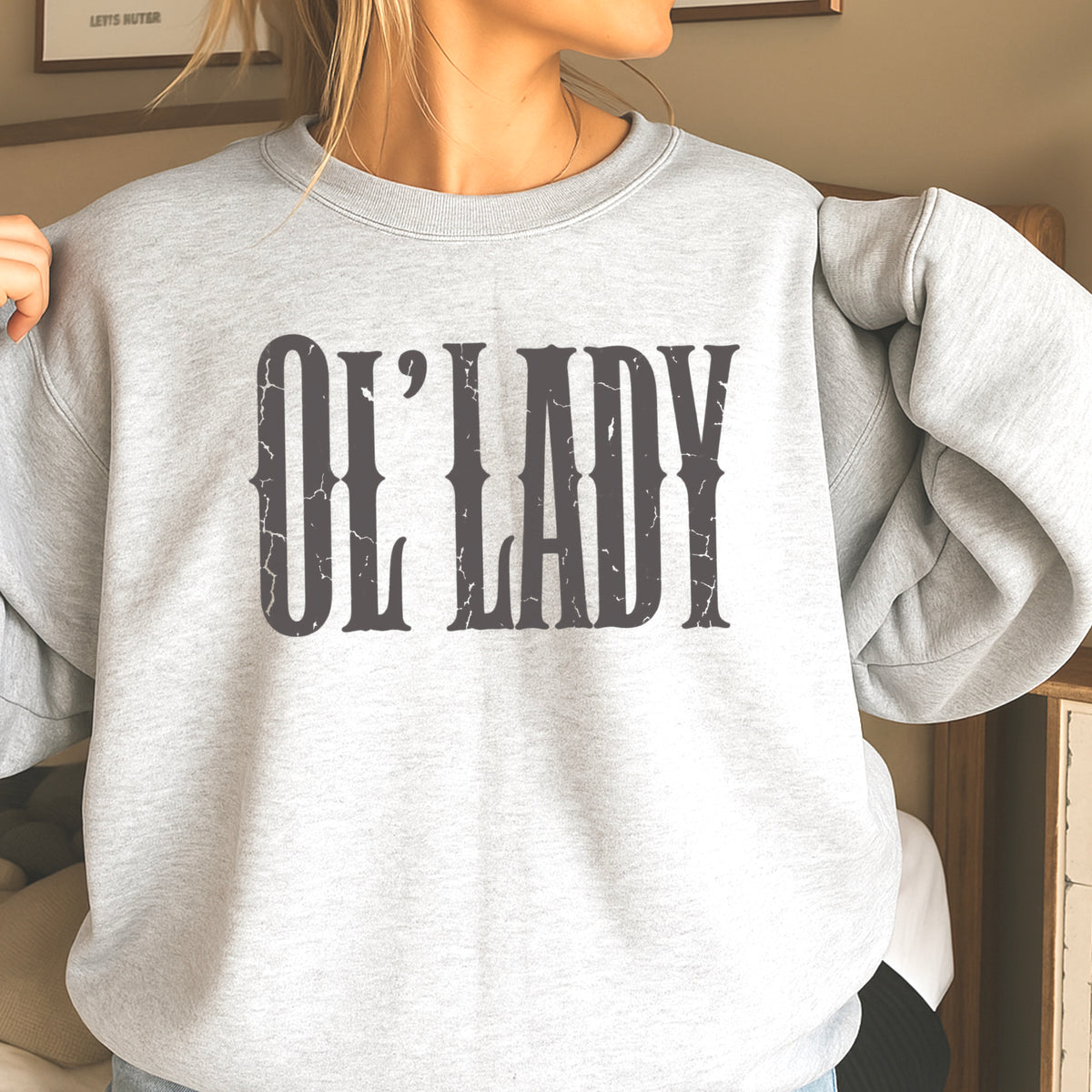 Ol’ Lady Crewneck Sweatshirt