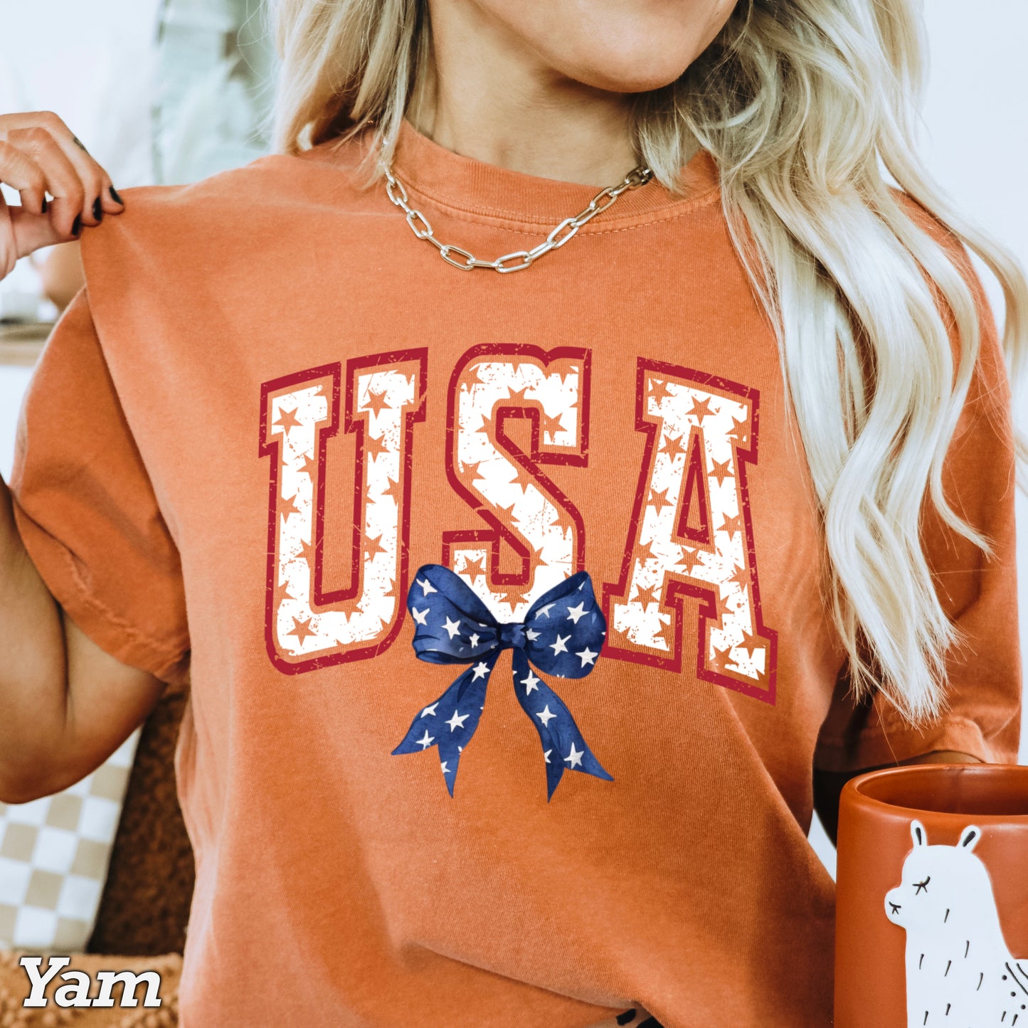 USA Patriotic Comfort Color Graphic Tee