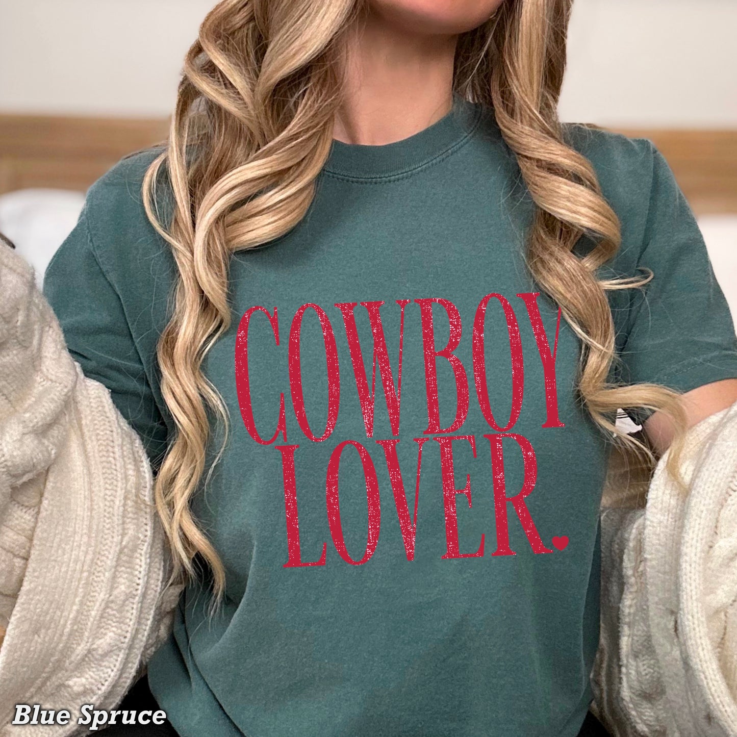 Cowboy Lover Valentine’s Day Comfort Color Graphic Tee