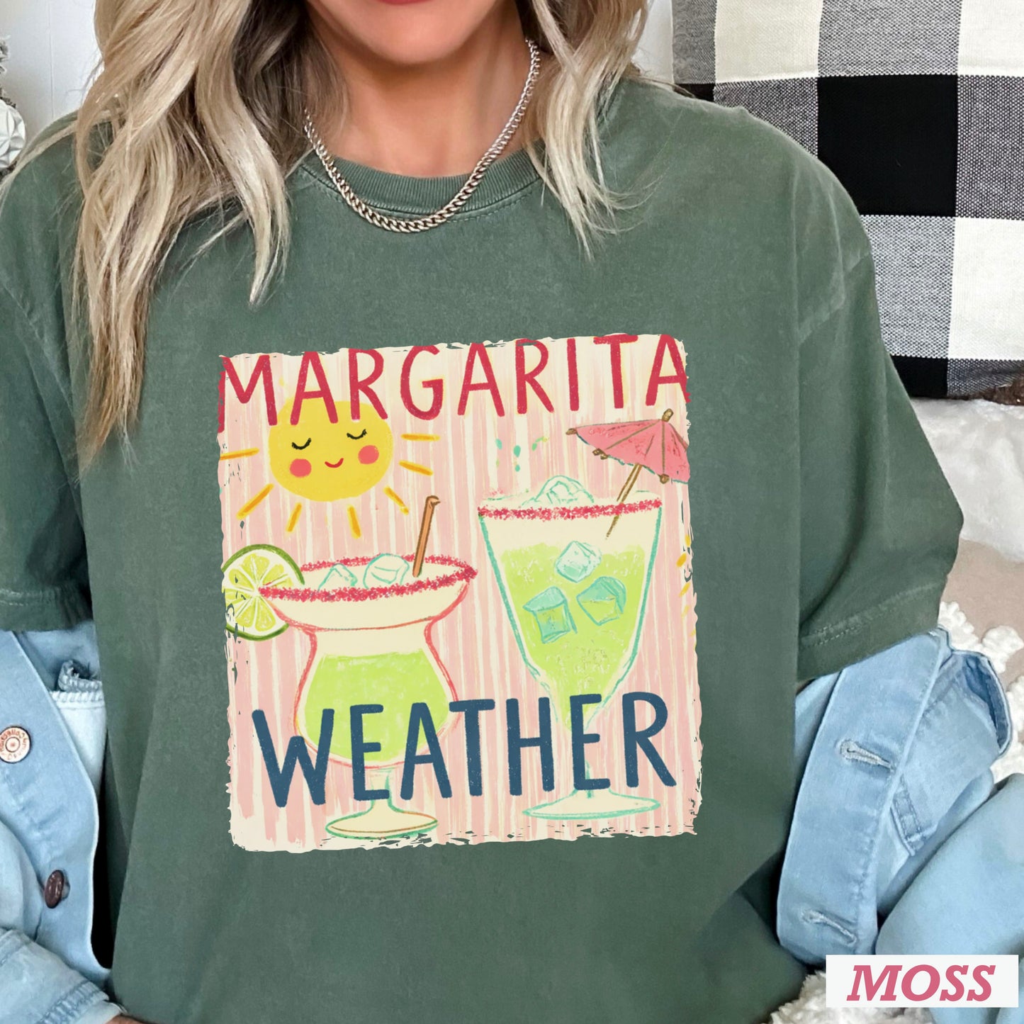 Margarita Weather Comfort Color Graphic Tee