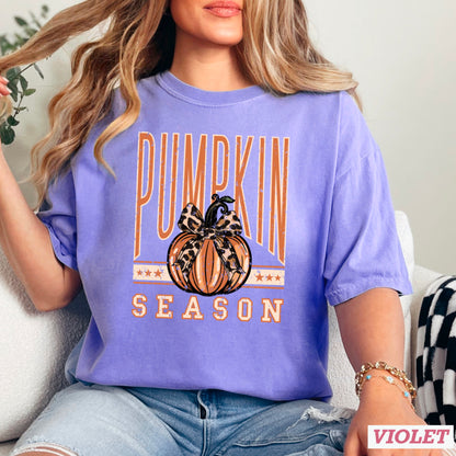 Pumpkin Season Comfort Color Graphic Tee
