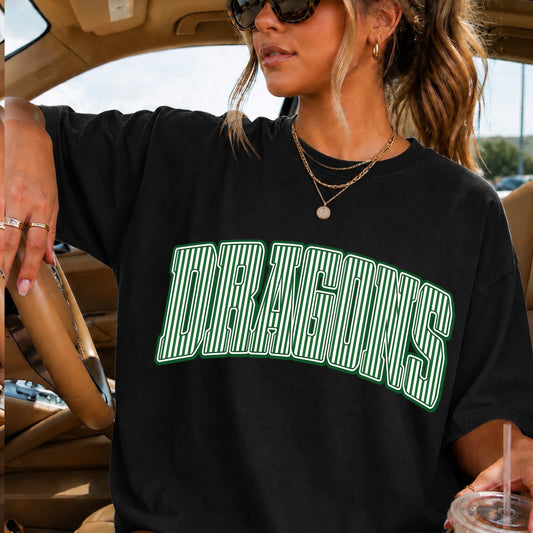 Dragons Comfort Color Graphic Tee