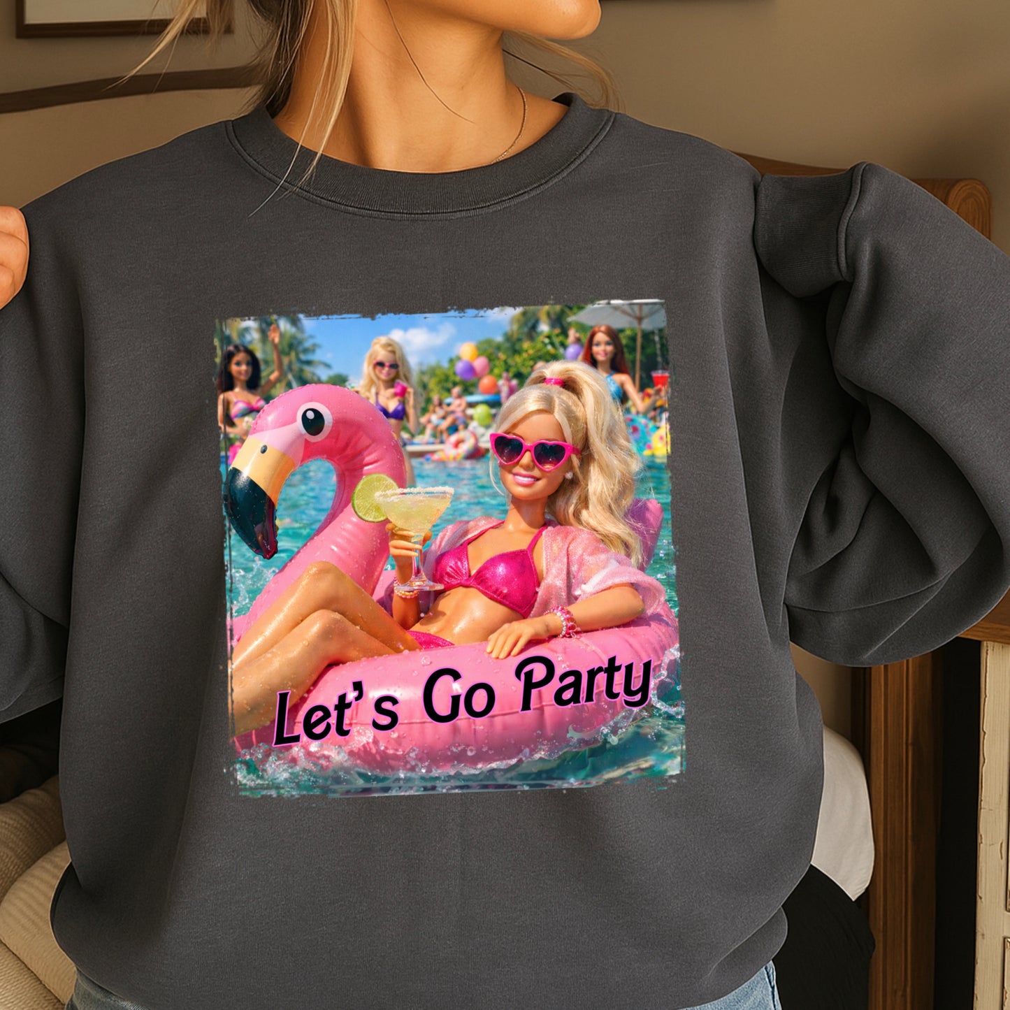 Let’s Go Party Crewneck Sweatshirt