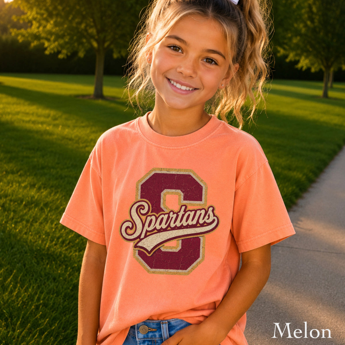 Spartans Youth Comfort Color T-Shirt