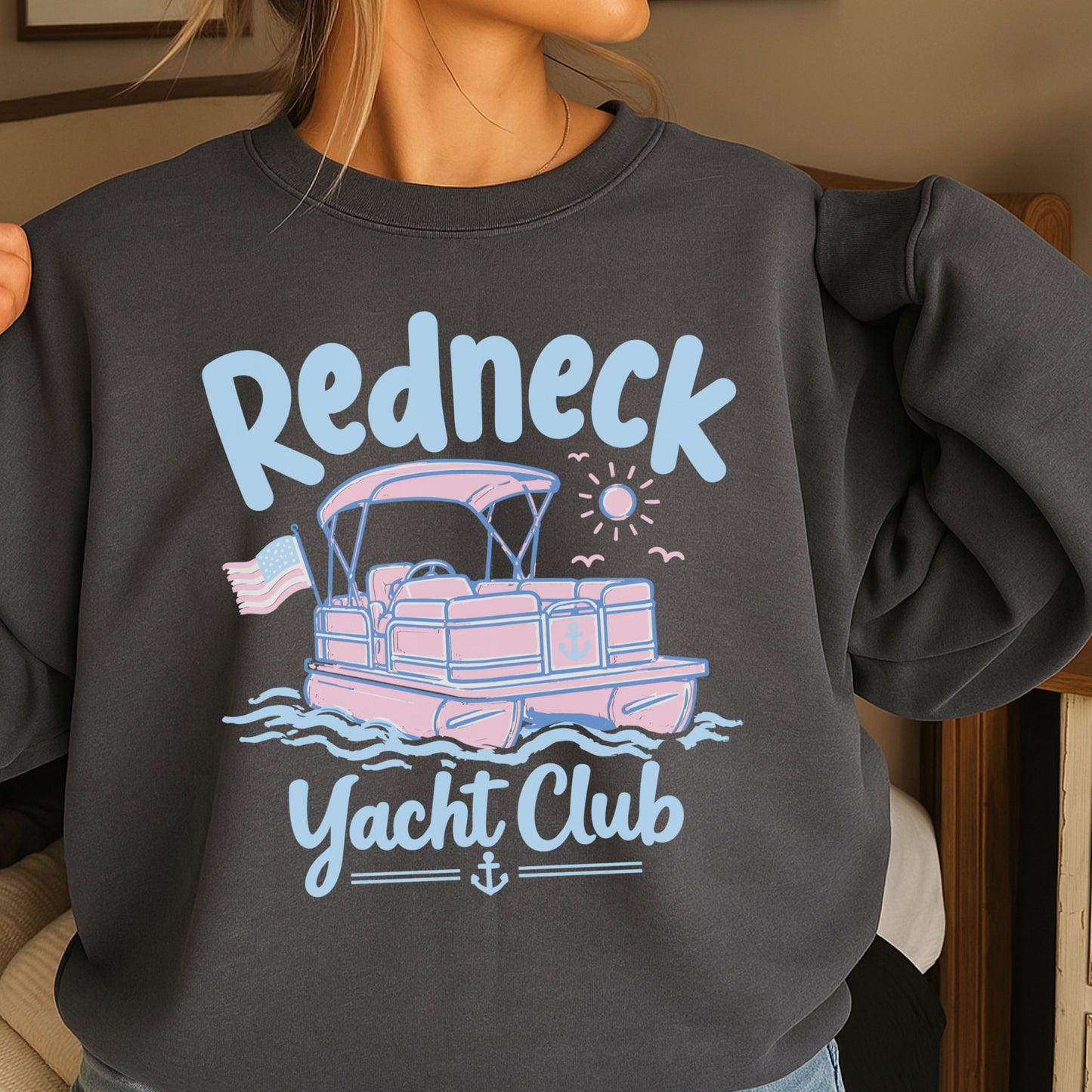 Redneck Yacht Club Crewneck Sweatshirt