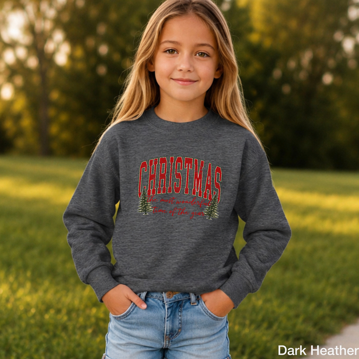 It's The Most Wonderful Time Of The Year Christmas Youth Crewneck Sweatshirt