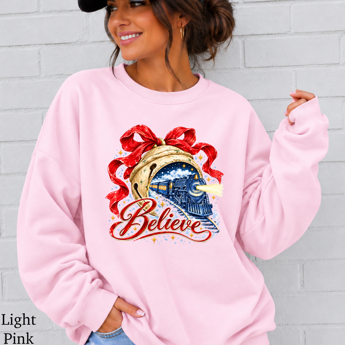 Believe Christmas Crewneck Sweatshirt
