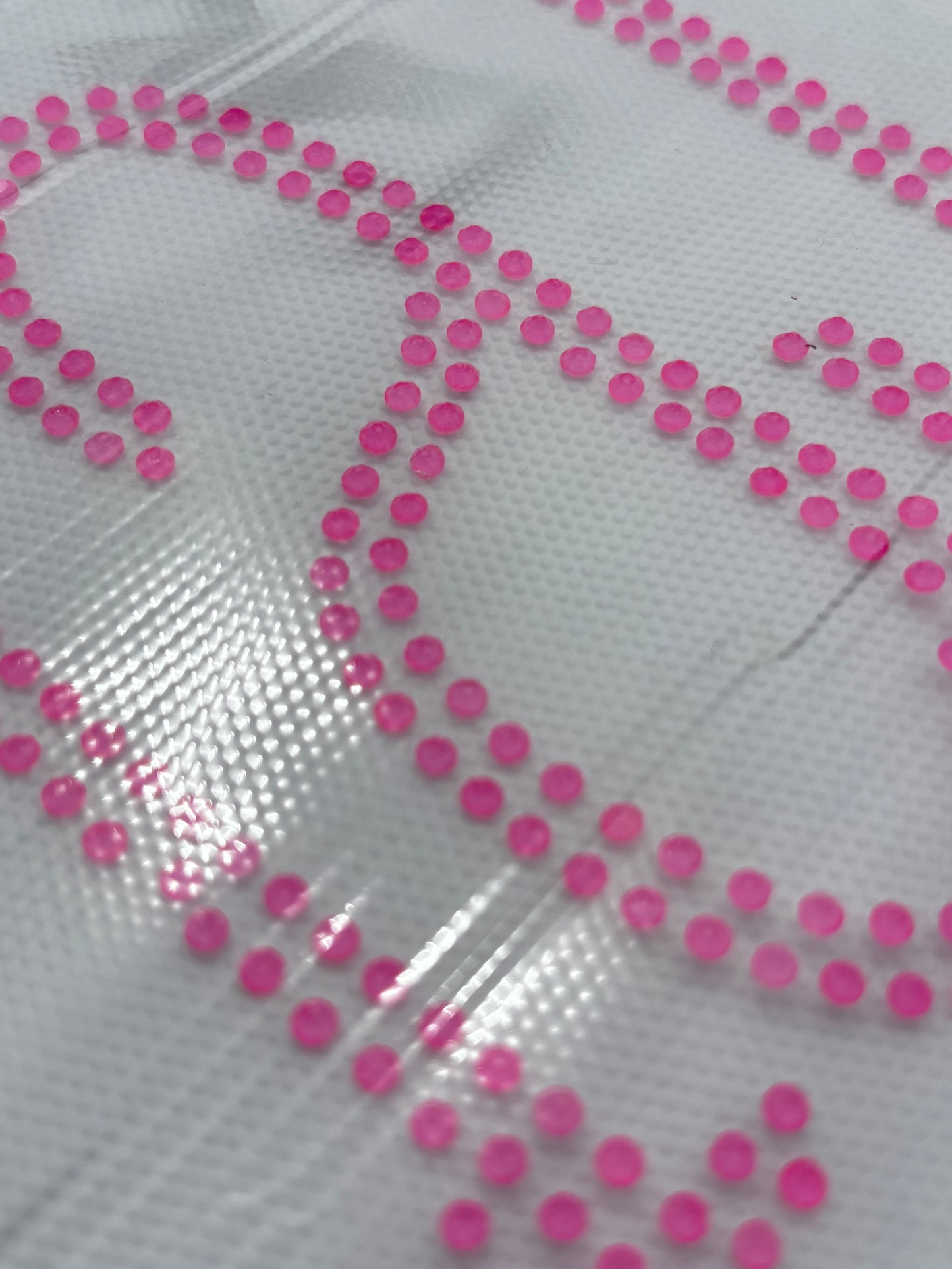 Dance Rhinestone Transfer Neon Pink