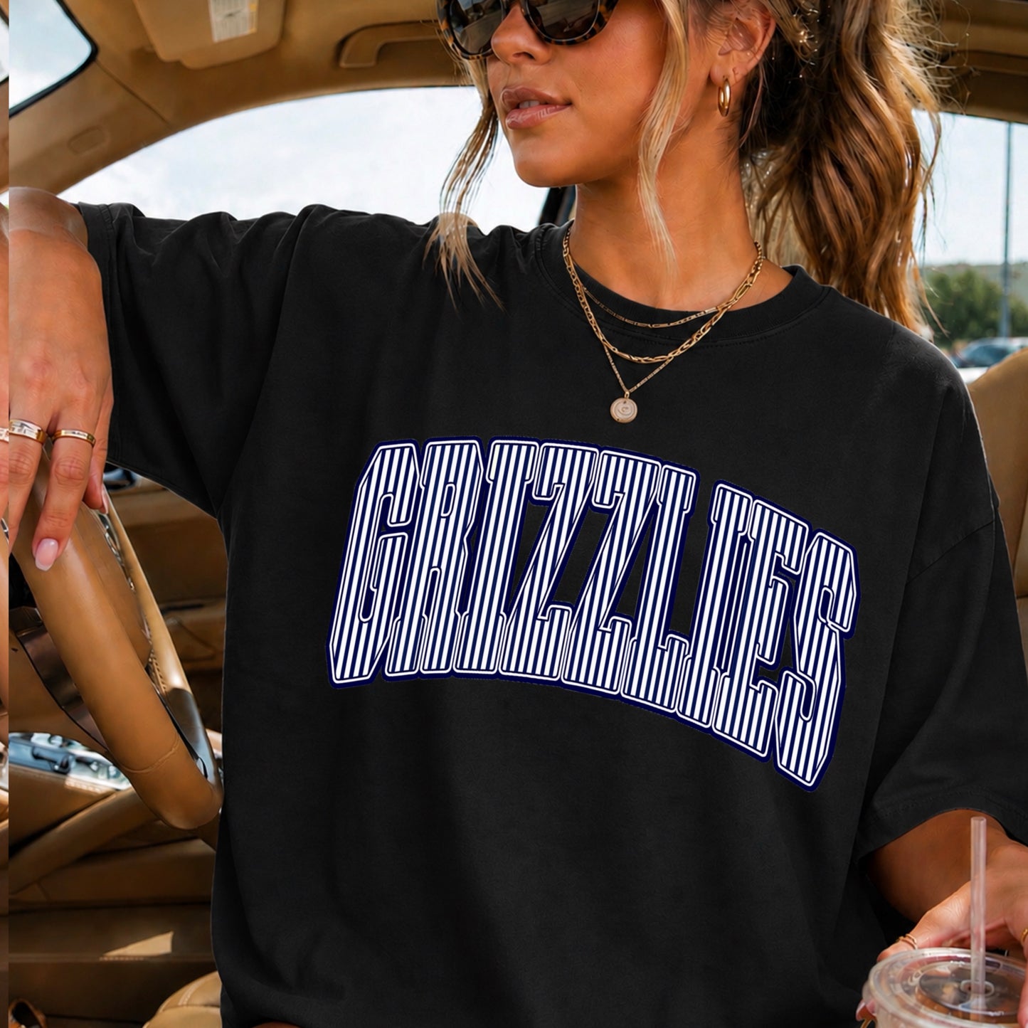 Grizzlies Comfort Color Graphic Tee