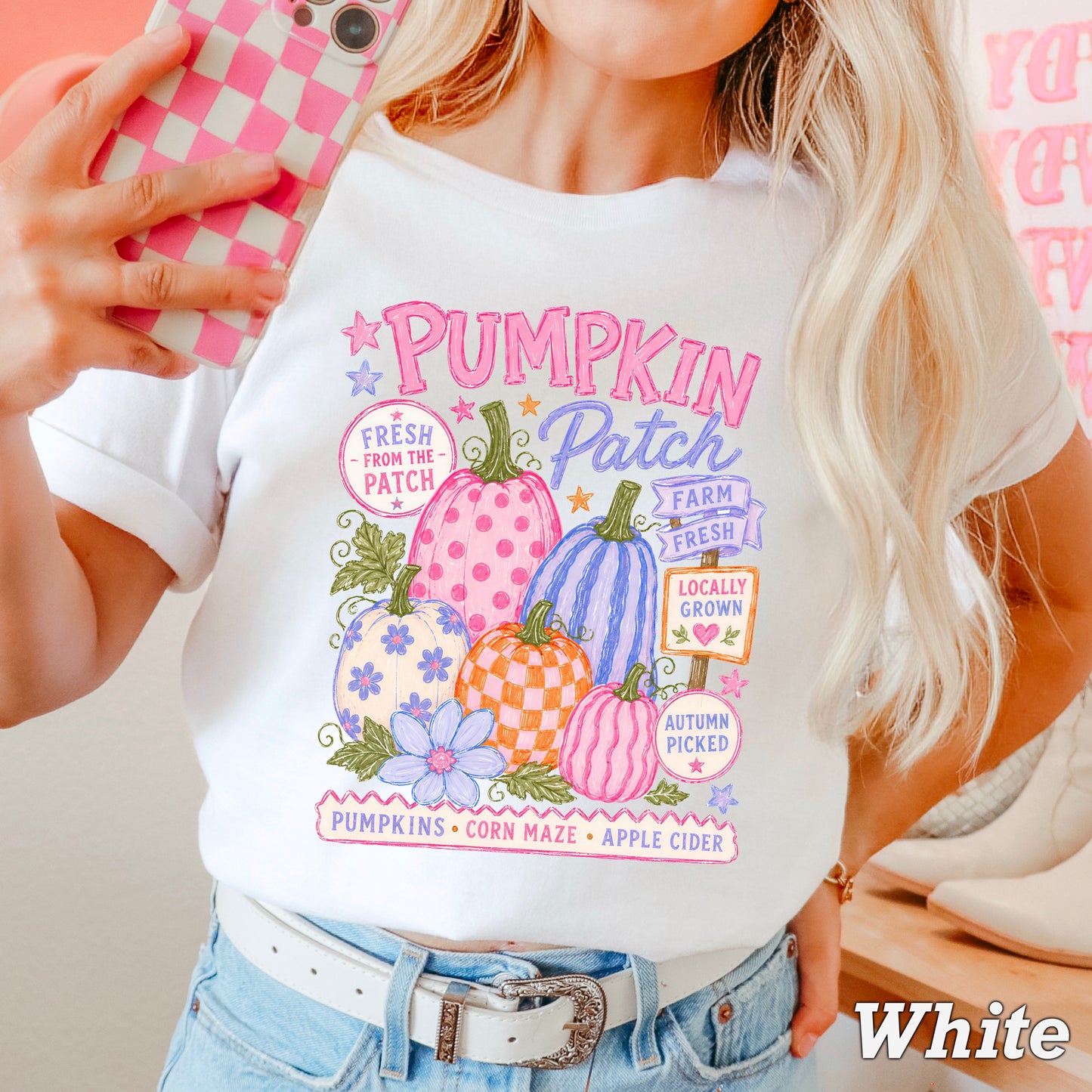 Pumpkin Patch Comfort Color Graphic Tee