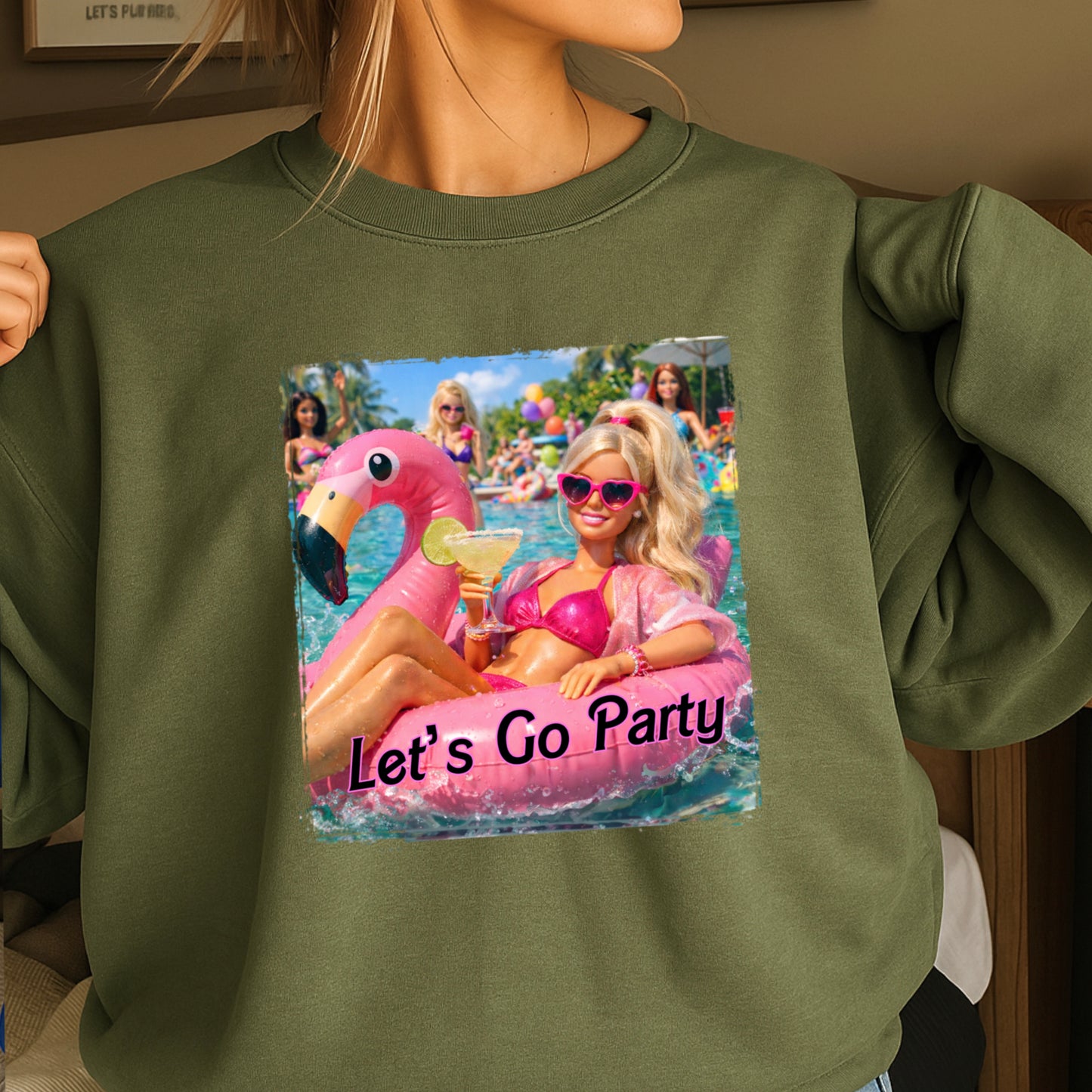 Let’s Go Party Crewneck Sweatshirt