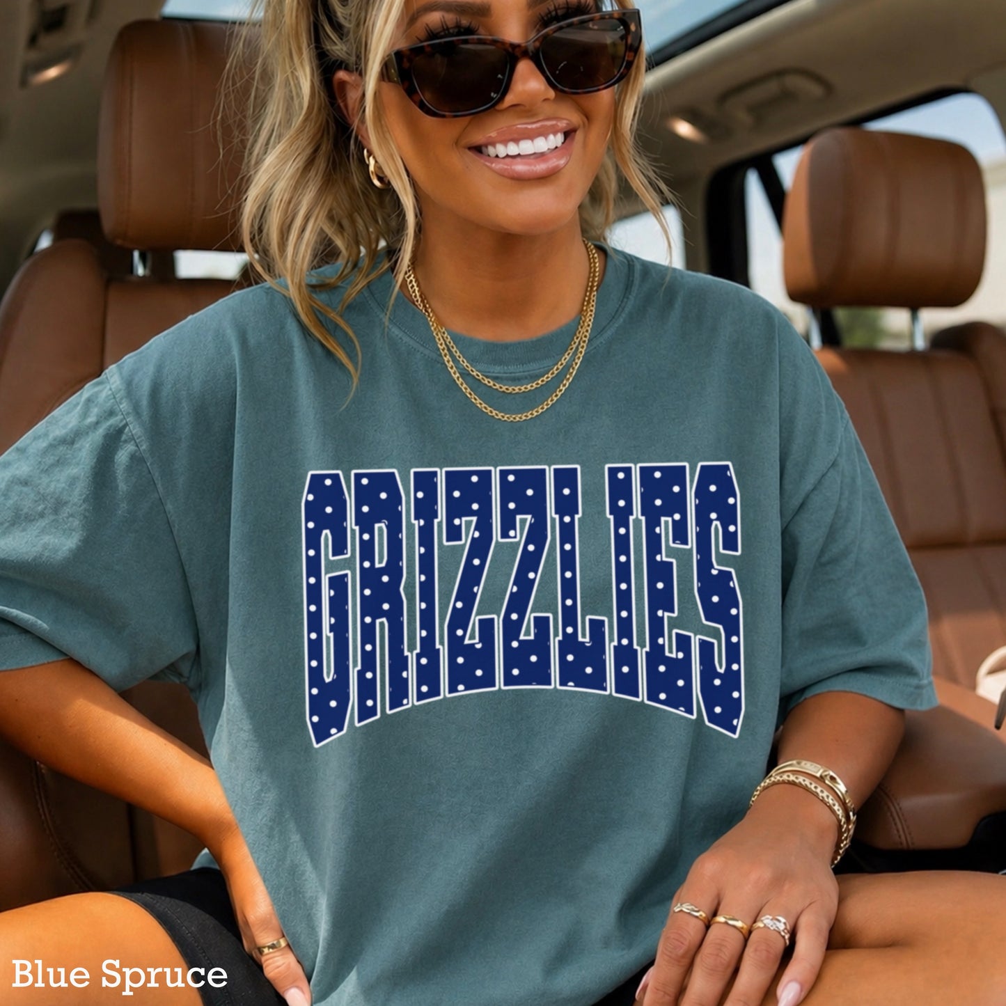 Grizzlies Comfort Color Graphic Tee