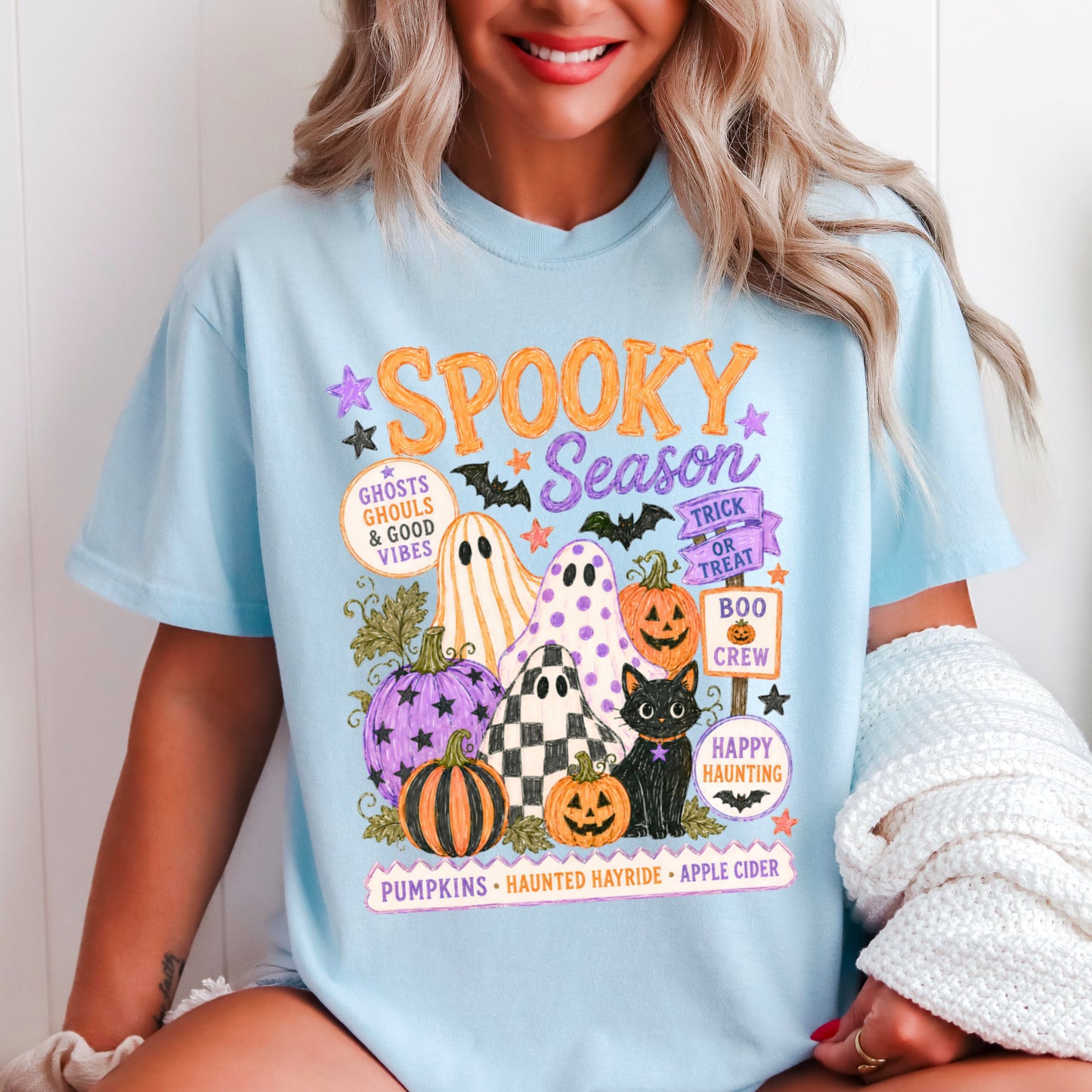 Spooky Season Comfort Color Graphic Tee