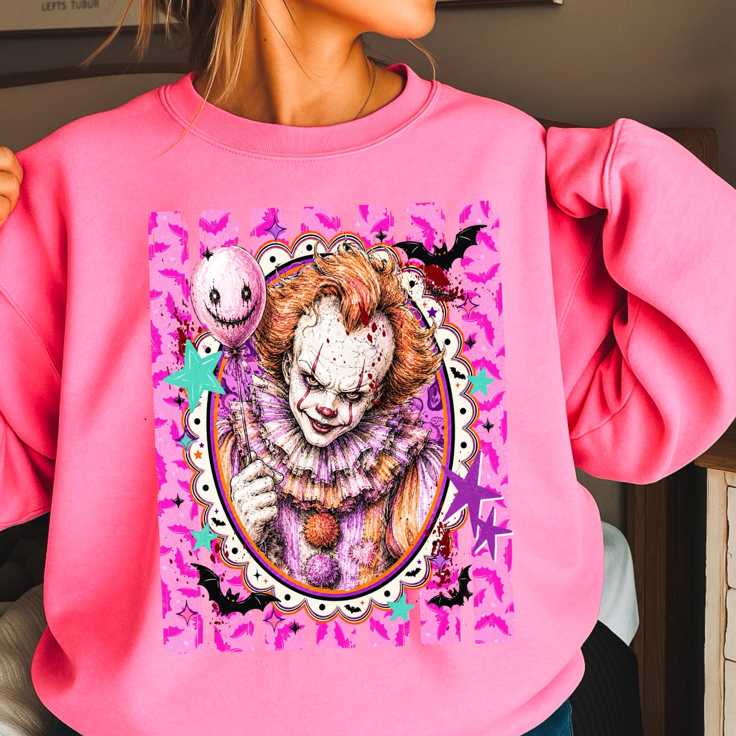 Horror Film Character Crewneck Sweatshirt