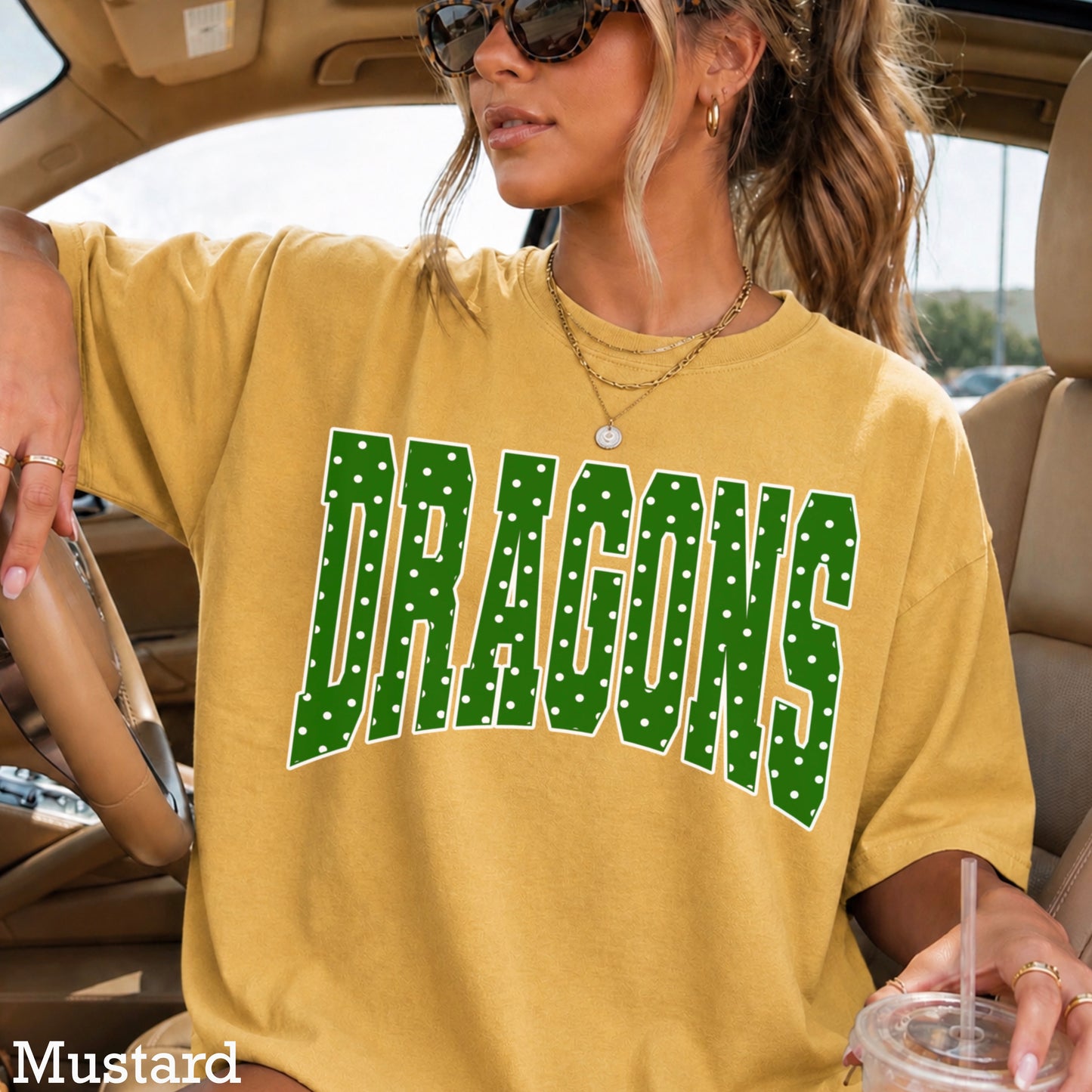 Dragons Comfort Color Graphic Tee