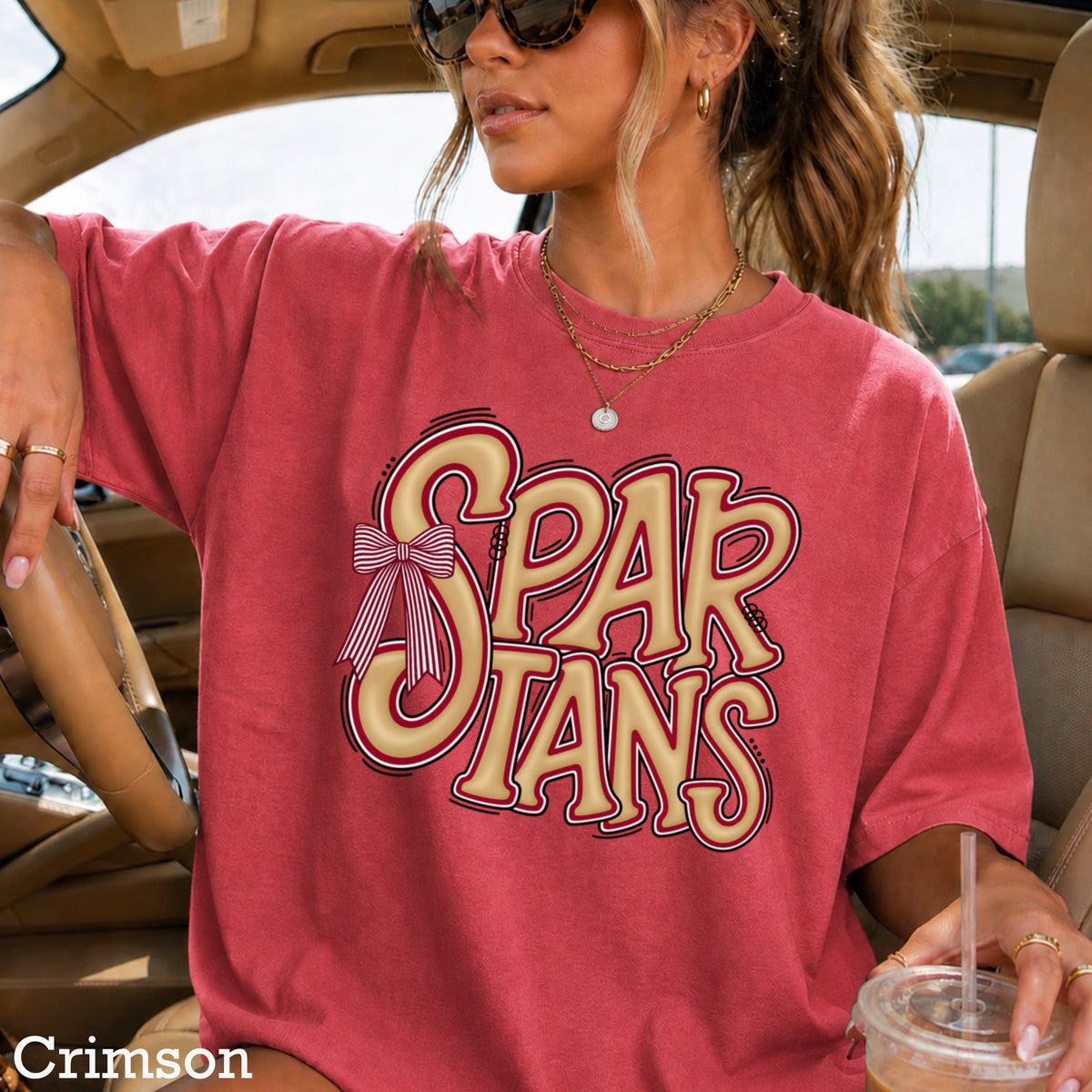 Spartans Comfort Color Graphic Tee