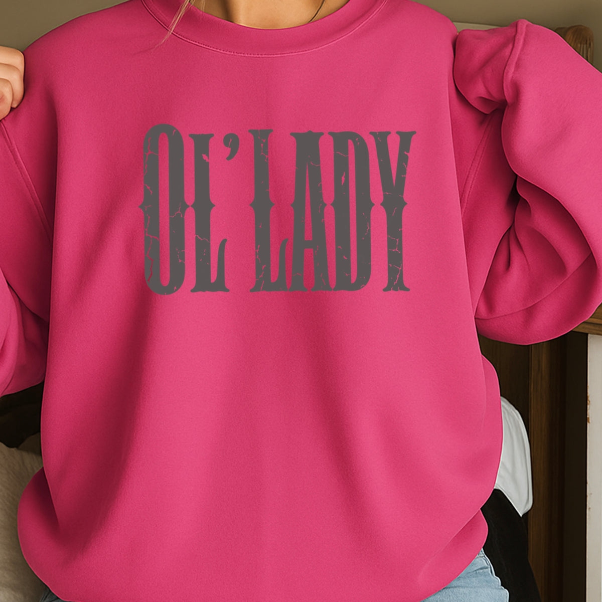Ol’ Lady Crewneck Sweatshirt